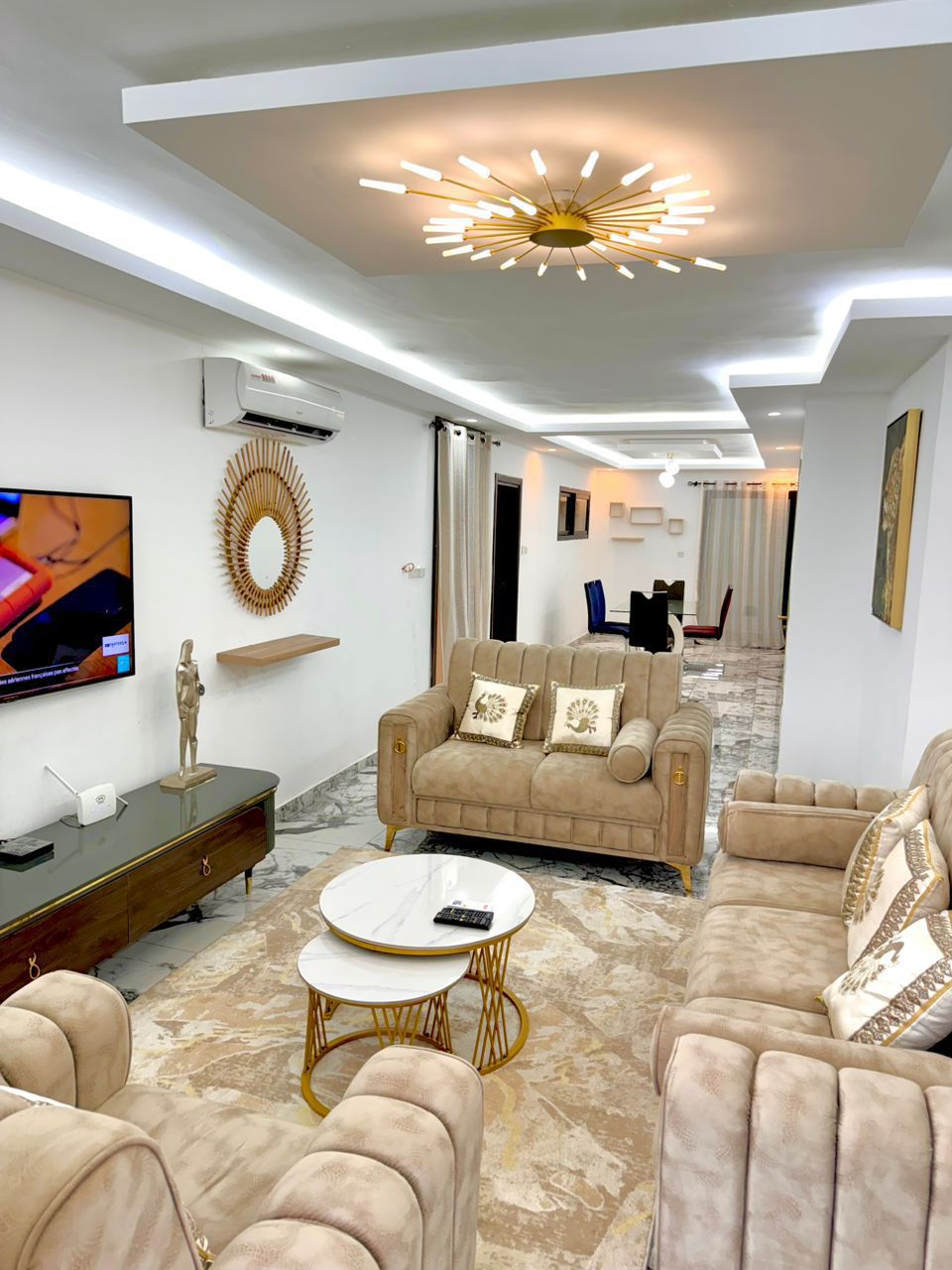 Appartement 4 Pièces haut standing dans un immeuble avec ascenseur